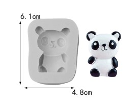 Molde silicona osito panda